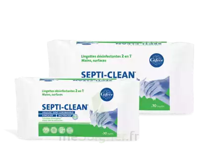 Septi-clean Lingette DÉsinfectante Paquet/70 à CLERMONT-FERRAND